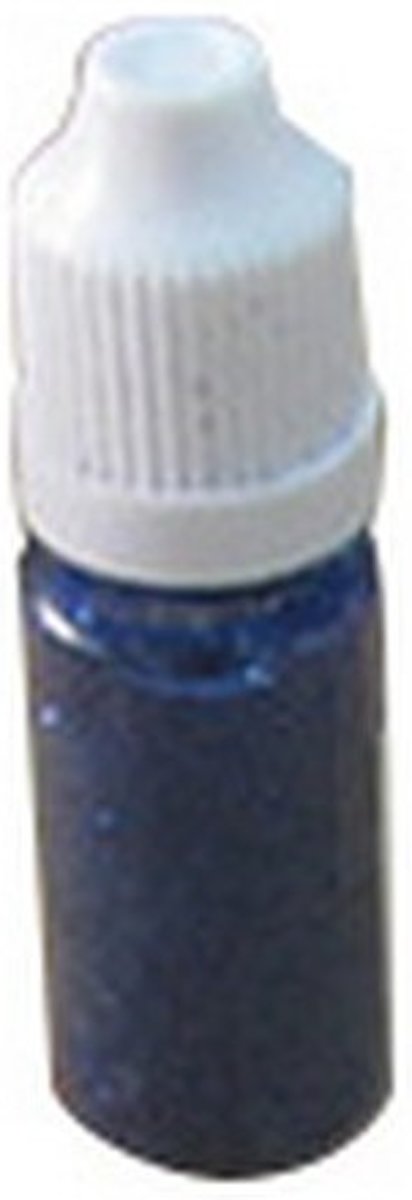 Nellies Choice flesje ultra fine glitter Kerst Blauw